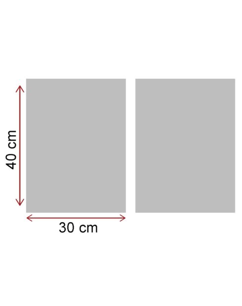 Tableau décoratif 2 pièces Océan multicolore - 62x40 cm