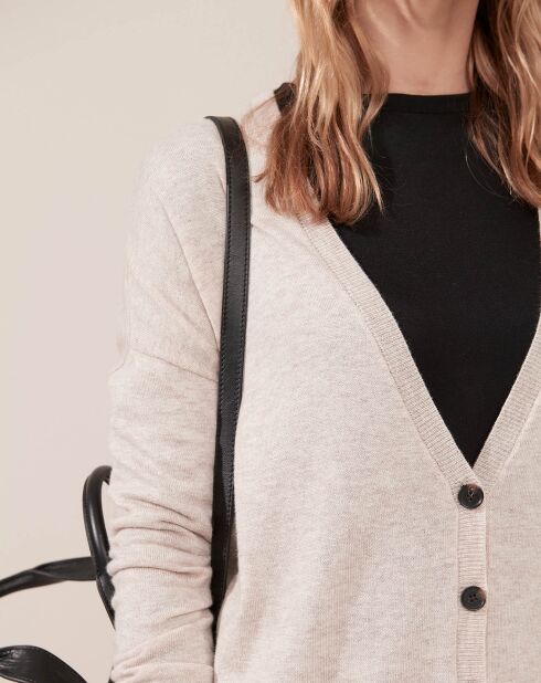 Gilet en Laine mélangée Ashton beige
