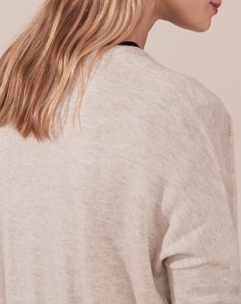 Gilet en Laine mélangée Ashton beige