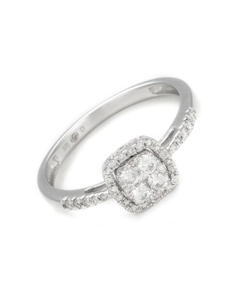 Bague Diamant 0.5 ct or blanc