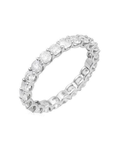 Anillo Mon Tour de oro blanco y diamantes de 2 quilates