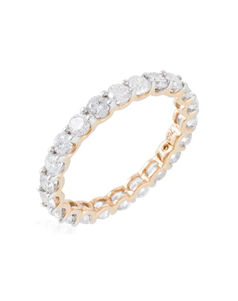 Bague Mon Tour Diamant 2 ct or jaune
