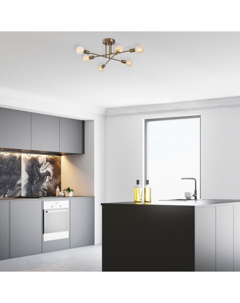 Plafonnier Dory vintage - 64x64x30 cm