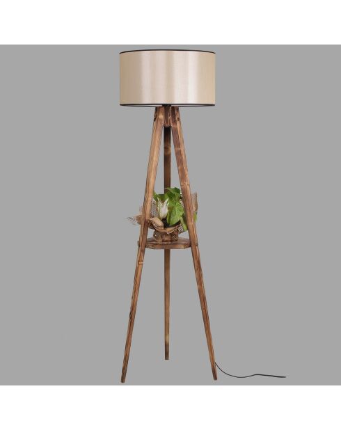 Lampadaire Bella marron - 24x45x153 cm