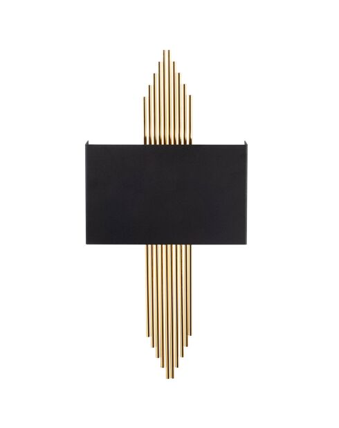 Applique murale Stone noir/doré - 75x10x22 cm