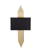 Applique murale Stone noir/doré - 75x10x22 cm