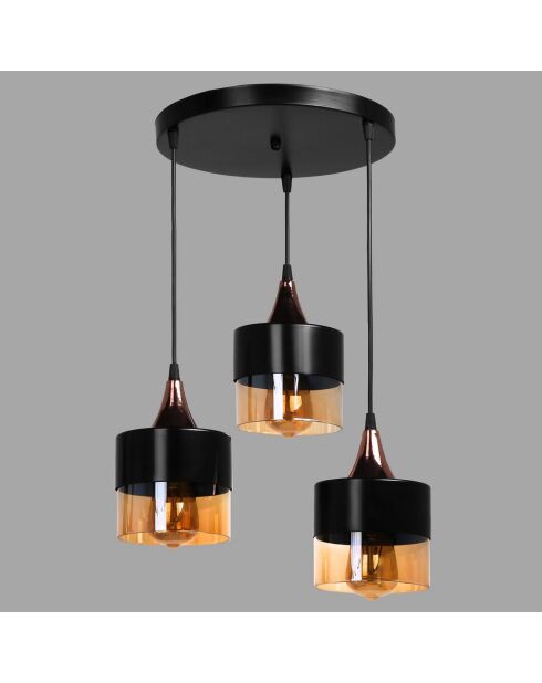 Sospensione Gent nera - D.30x65 cm