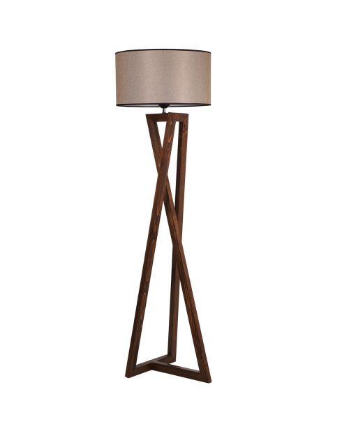 Lampadaire Arianne noyer - 24x45x166 cm