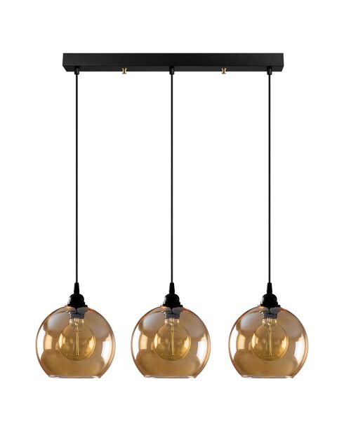 Suspension Pudy doré/noir - 70x20x116 cm