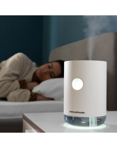 Humidificateur 1L à Ultra-Sons Rechargeable Vaupure