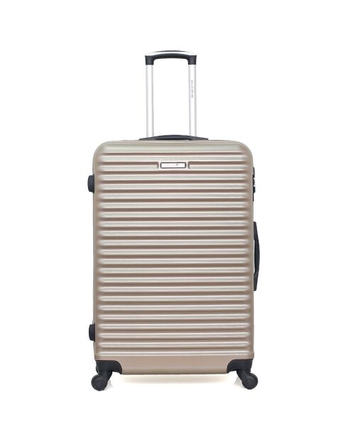 Brazilia Long Stay Koffer mit 4 Einzelrädern 75 cm beige