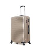 Brazilia Long Stay Koffer mit 4 Einzelrädern 75 cm beige