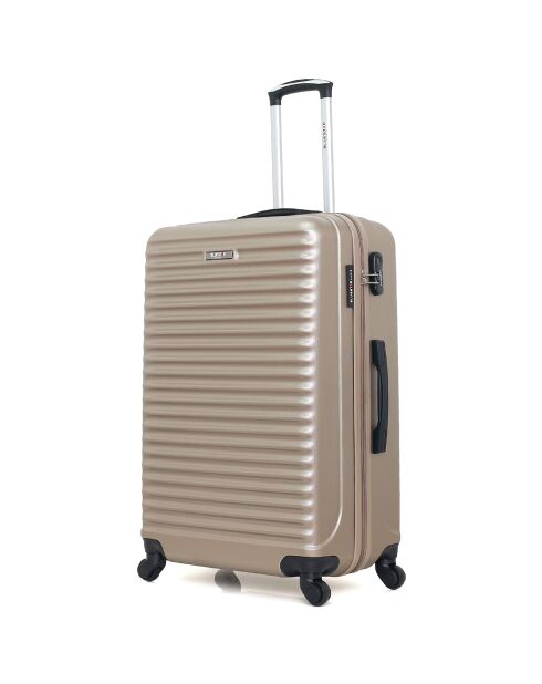 Brazilia Long Stay Koffer mit 4 Einzelrädern 75 cm beige