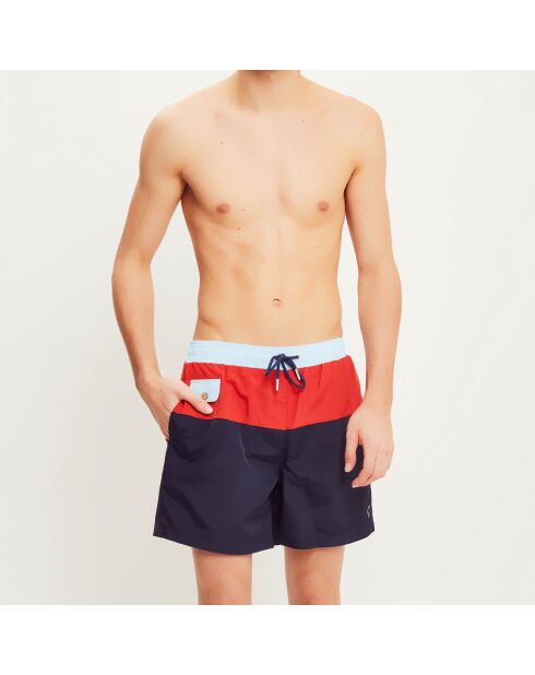 Short de bain Gex brique/marine