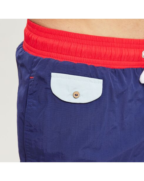 Short de Bain Gex bleu/rouge