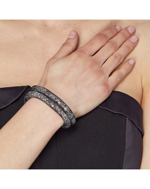 Lightstorm zwart/witte armband