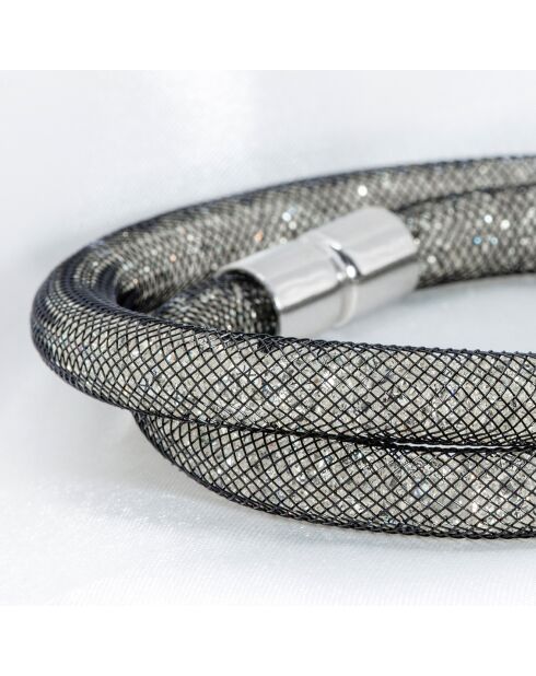 Lightstorm zwart/witte armband