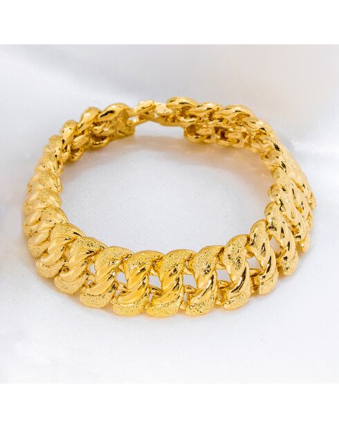 Parure Chains Collier, Bracelet & Boucles d'oreilles dorée