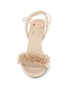 Sandales en Satin Pétillante nude - Talon 9.5 cm