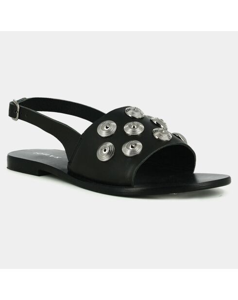 Sandali Missa neri in pelle