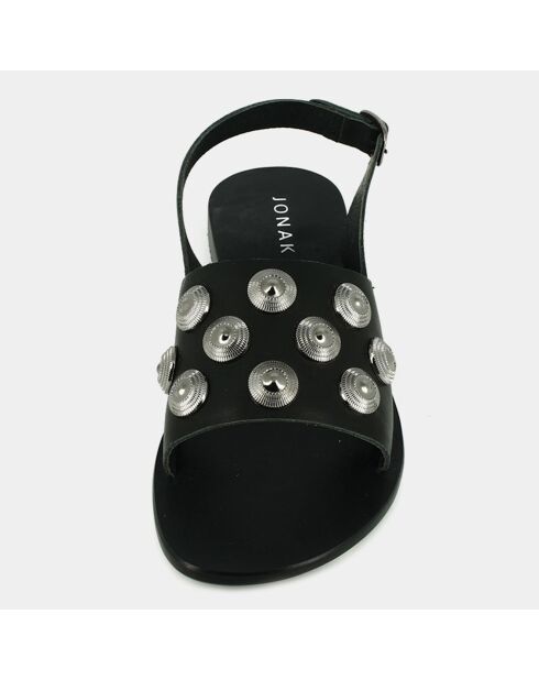 Sandali Missa neri in pelle