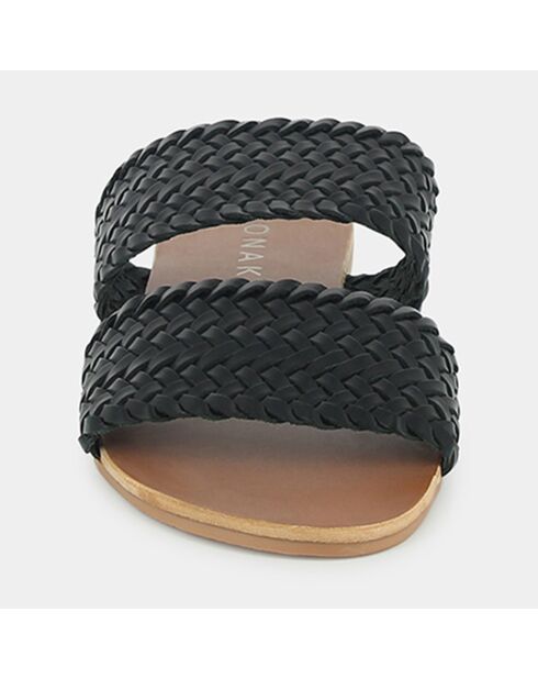 Mules Jakarta in pelle nera