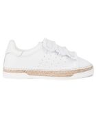 Baskets espadrilles en Cuir Wonder blanches