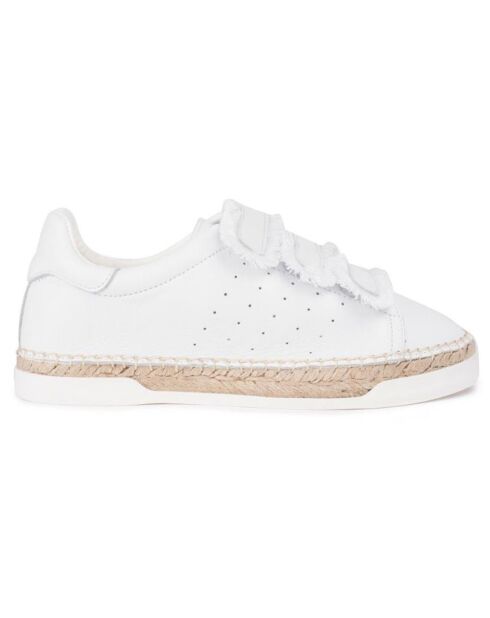 Baskets espadrilles en Cuir Wonder blanches