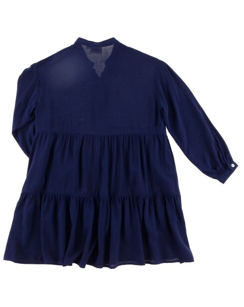 Robe Roxanne mi-longue bleu nuit