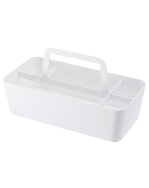 Caja de almacenamiento blanca Tower - 30x15x15 cm