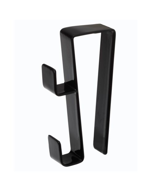 Gancio a torre nero - 3,8x7,2 cm