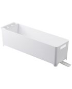 Witte afdruiprek Tower - 55,5x16,5x16 cm