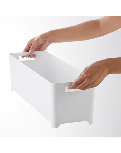 Witte afdruiprek Tower - 55,5x16,5x16 cm