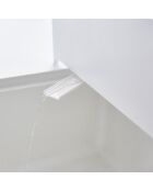 Witte afdruiprek Tower - 55,5x16,5x16 cm