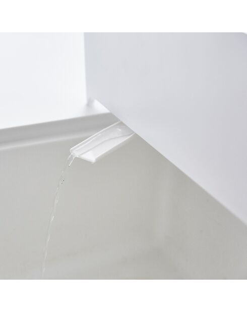 Witte afdruiprek Tower - 55,5x16,5x16 cm