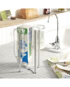 Tour de cuisine multi-usages Tower blanche  - 12x9.5x26.5 cm