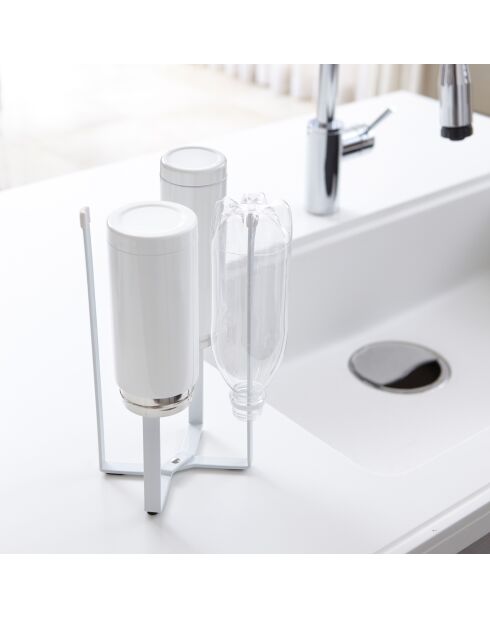 Tour de cuisine multi-usages Tower blanche  - 12x9.5x26.5 cm