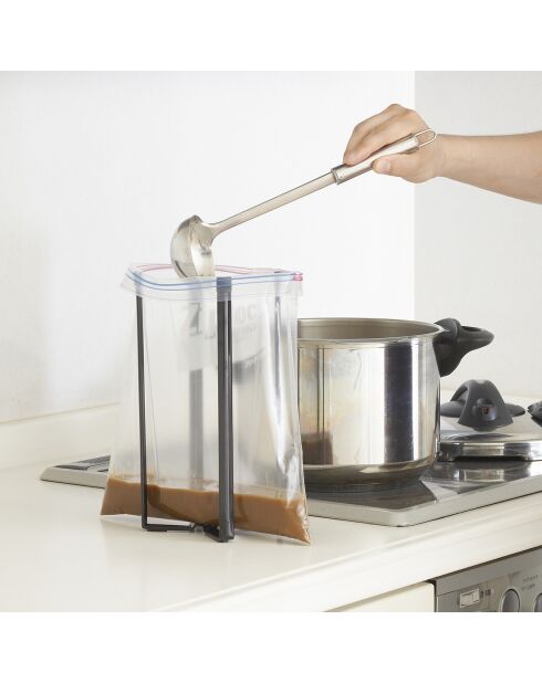 Tour de cuisine multi-usages Tower noire - 12x9.5x26.5 cm