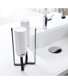 Tour de cuisine multi-usages Tower noire - 12x9.5x26.5 cm