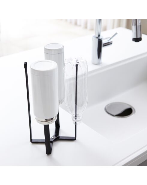 Tour de cuisine multi-usages Tower noire - 12x9.5x26.5 cm