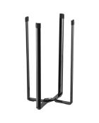 Tour de cuisine multi-usages Tower noire - 12x9.5x26.5 cm