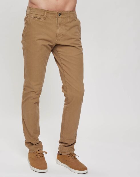 Mana Stretch lichtbruine chinobroek