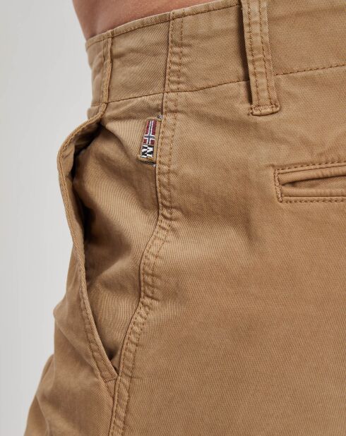 Mana Stretch lichtbruine chinobroek