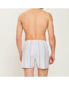 Caleçon Afisa rayures blanc/multicolore