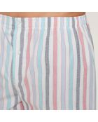 Caleçon Afisa rayures blanc/multicolore