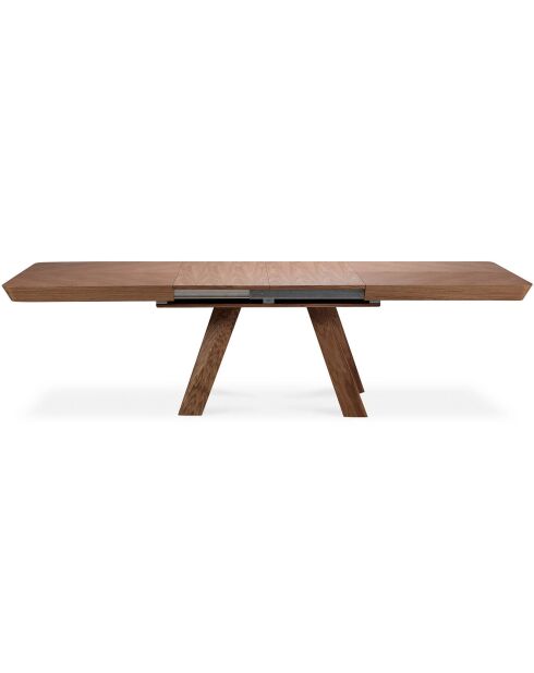 Table extensible Njal marron - 100x180x76 cm