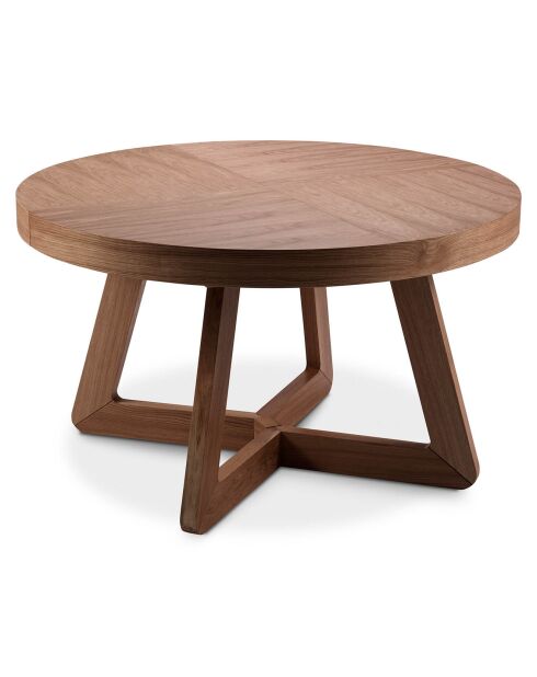 Table extensible Bodil marron - D.130x76 cm