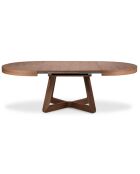 Table extensible Bodil marron - D.130x76 cm