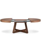 Table extensible Bodil marron - D.130x76 cm