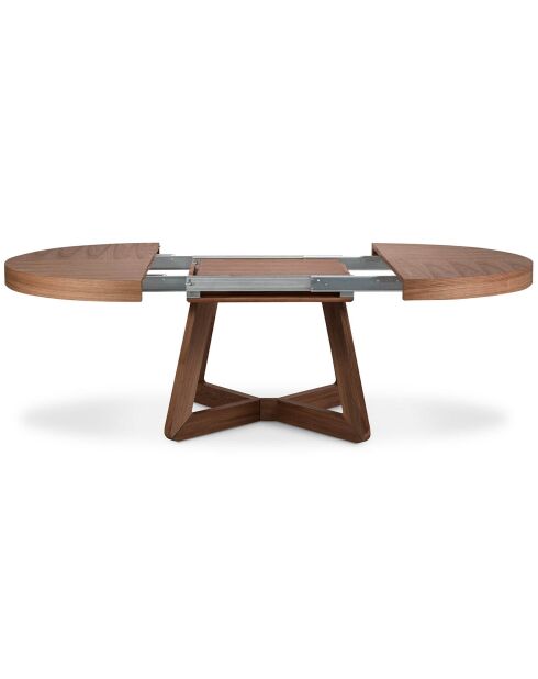 Table extensible Bodil marron - D.130x76 cm